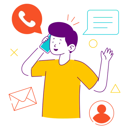 Ilustración de contacto